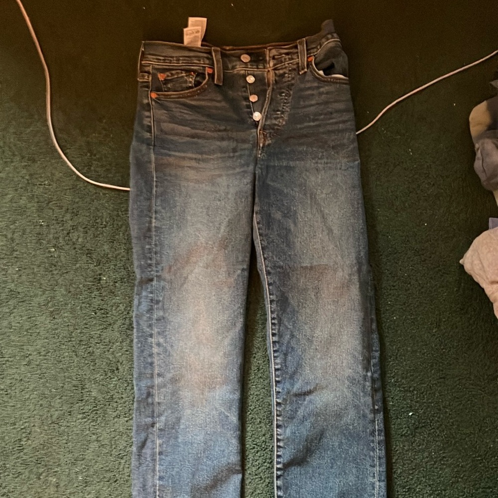 Levi's High Rise Blue Jeans Classic Style